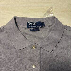 Polo by Ralph Lauren Men's Gray Short-Sleeve Polo Shirt Size Large (NWOT)